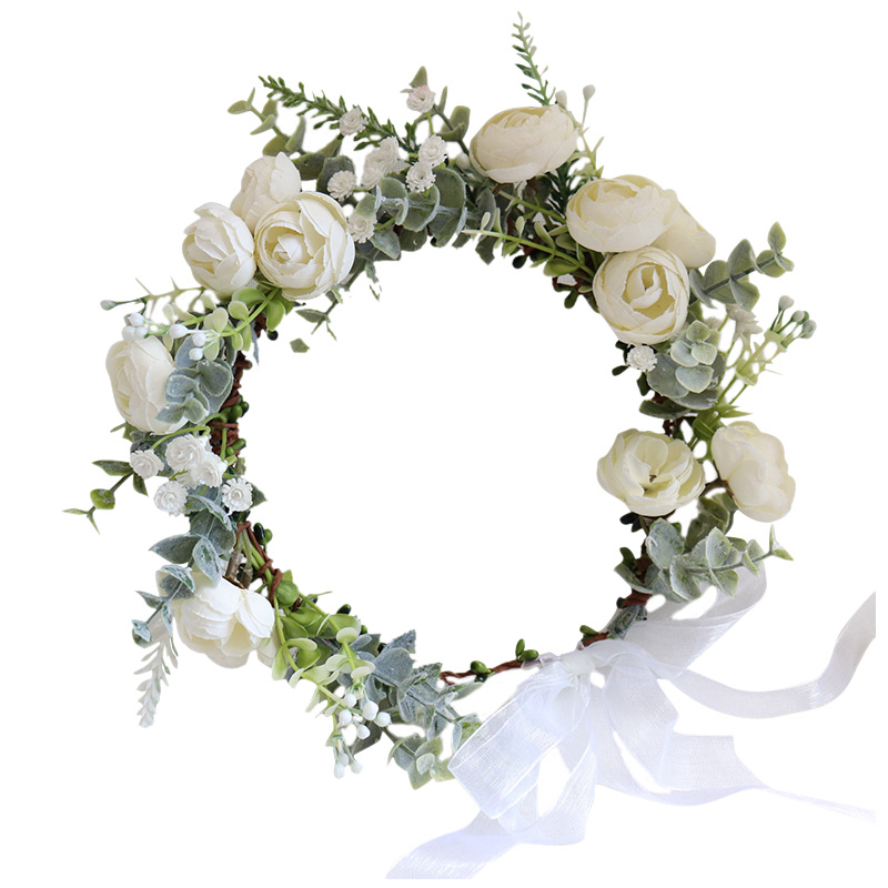 Wedding Arch Flower - 새로운 동백 꽃 화환 크라운 축제