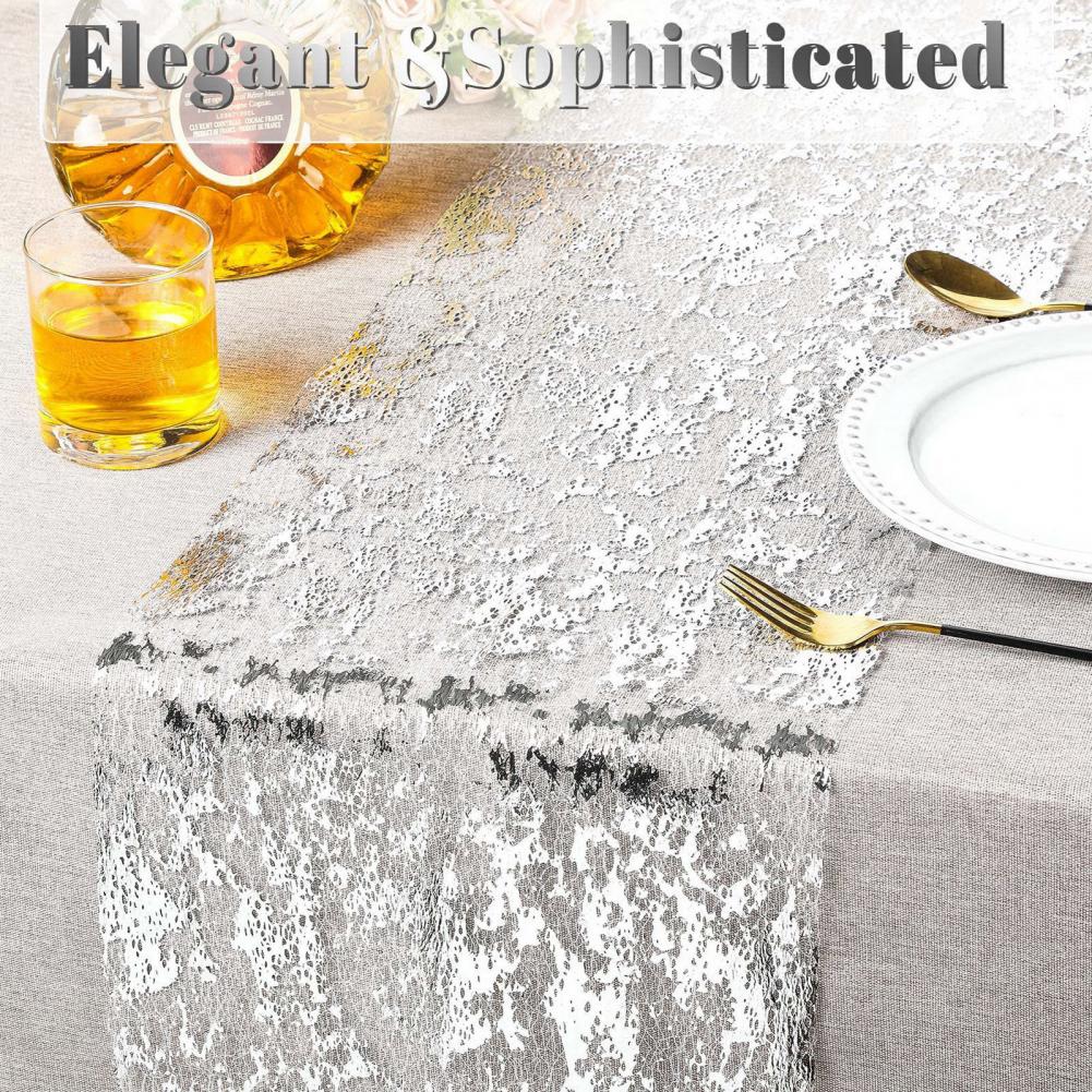 Table Runner Sequin - 스팽글 장식 테이블 러너, 고품질 폴리에스터