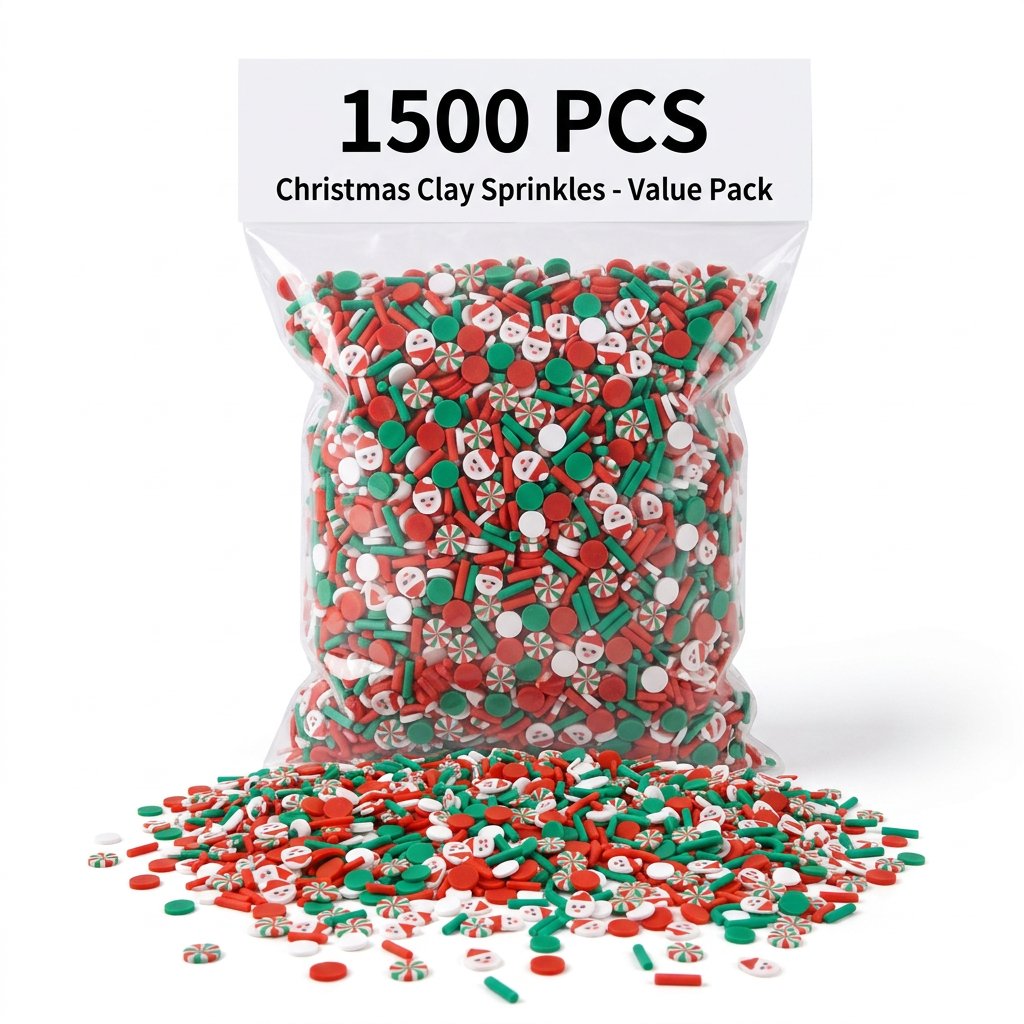 Wedding Supply In Bulk - 1500개 크리스마스 점토 장식 산타 캔디