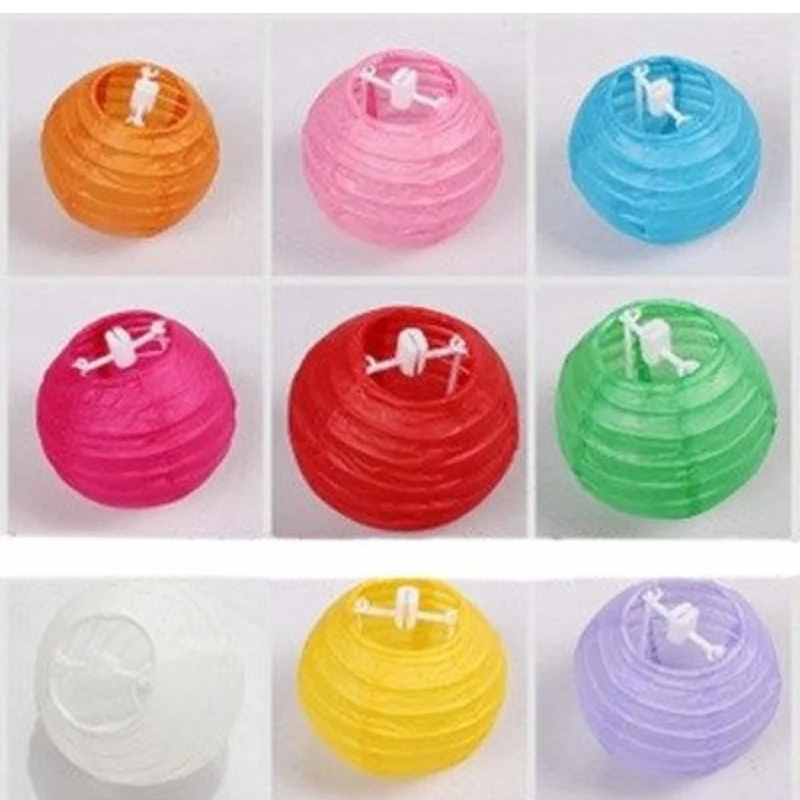 Wedding Event Supply - 고품질 4인치(10cm) 원형 중국식 종이 랜턴