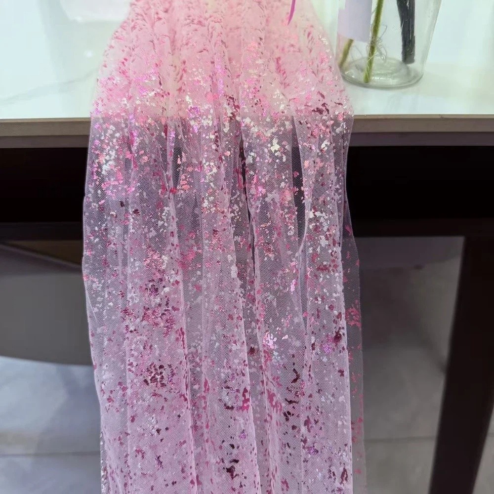 Table Runner Sequin - 골든 스팽글 글리터 핫 스탬핑 테이블