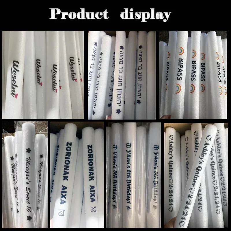 20/30/40Pcs RGB LED 글로우 폼 스틱 대 - Wedding Supply In Bulk 리뷰 및 가격