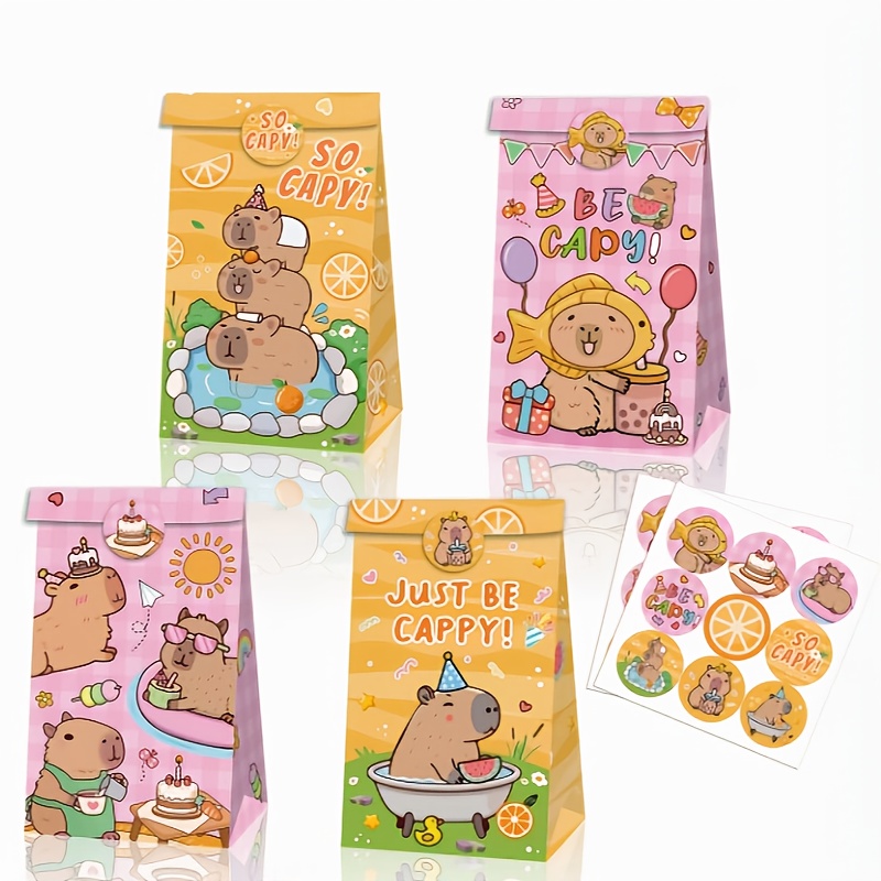 12/24/48pcs Capybara 사탕 가방 생일  - Wedding Event Supply 리뷰 및 가격
