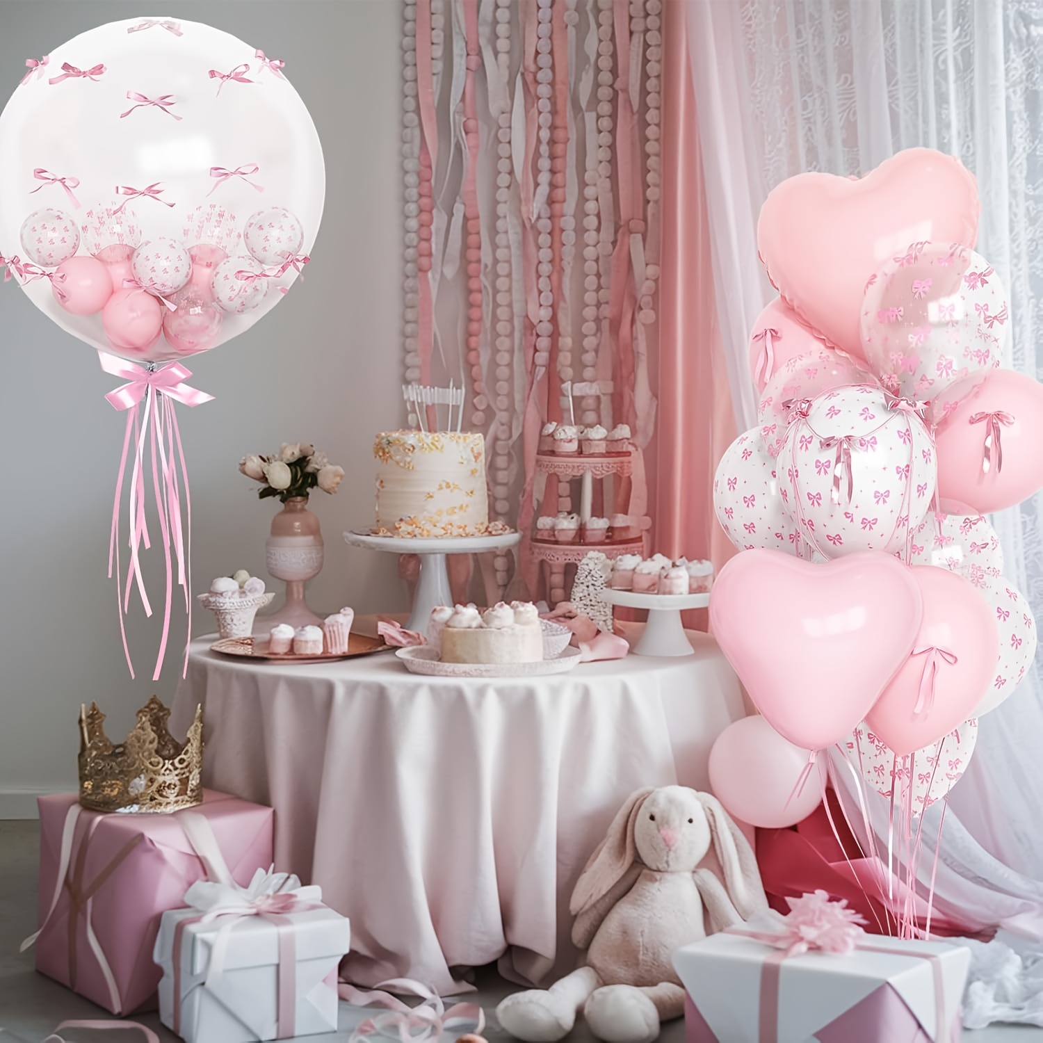 34개 투명 하트 모양 포일 라텍스 풍선 세트 웨딩 생 - Wedding Supply In Bulk 리뷰 및 가격