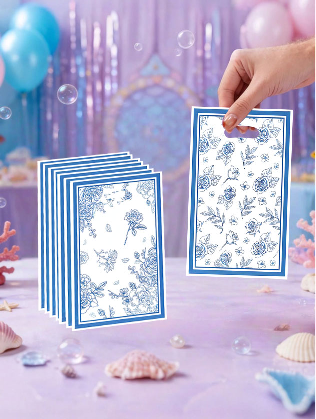 20개/40개 파티 선물 가방, 파란색과 흰색, 다양한 - Wedding Party Supply Store 리뷰 및 가격