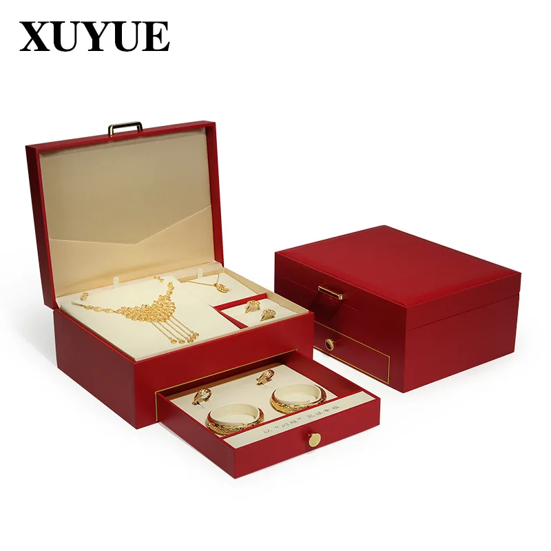 고급 고급 보석 상자, 목걸이 반지, 보석 보관 패키지 - Wedding Package Gold 리뷰 및 가격